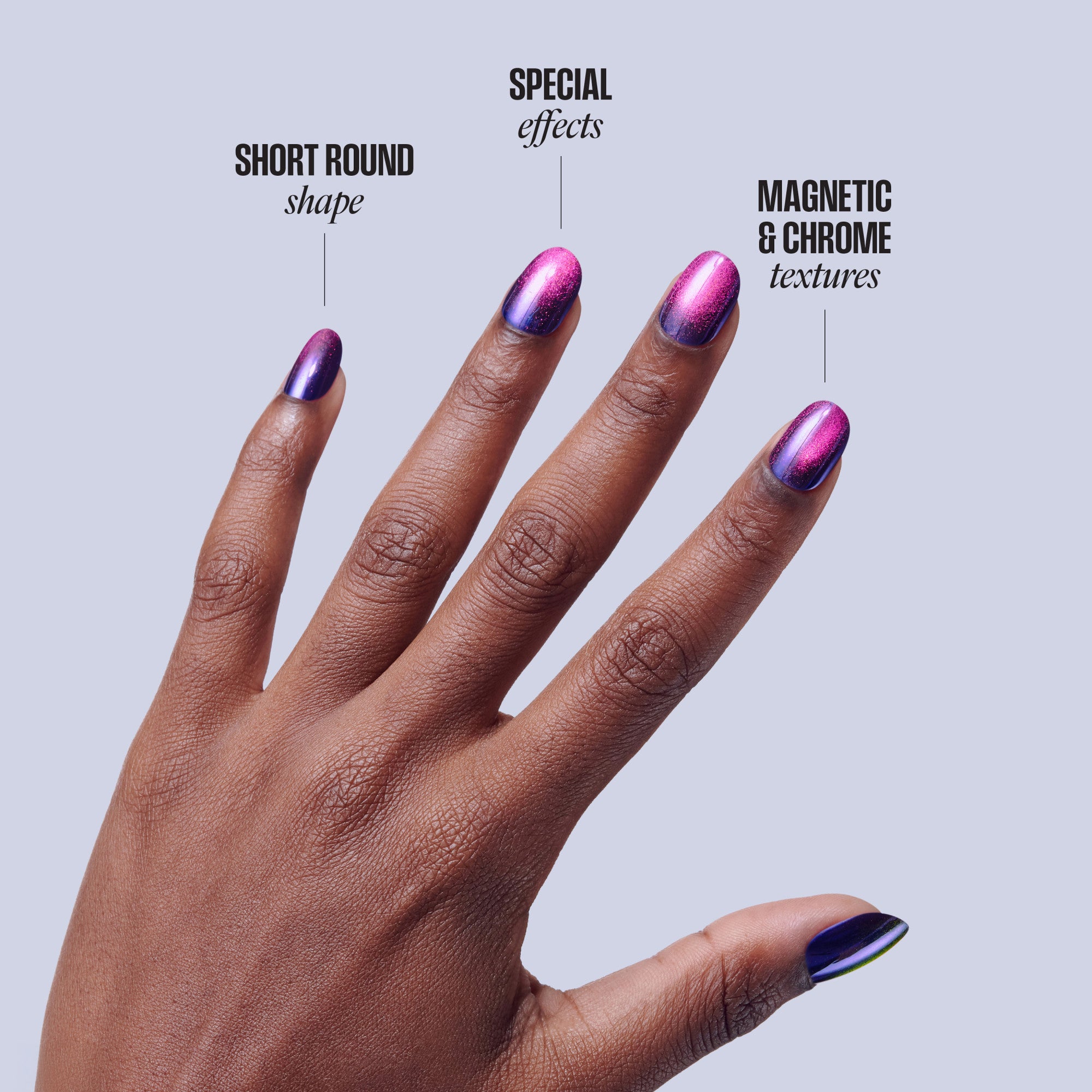 KISS GLAM Embellished Press On Glue Nails - Simple Joys