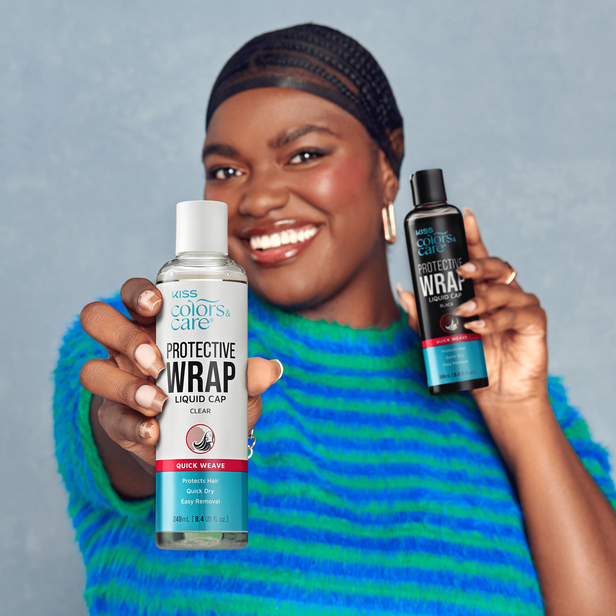 KISS Colors & Care Protective Wrap Liquid Cap - Clear