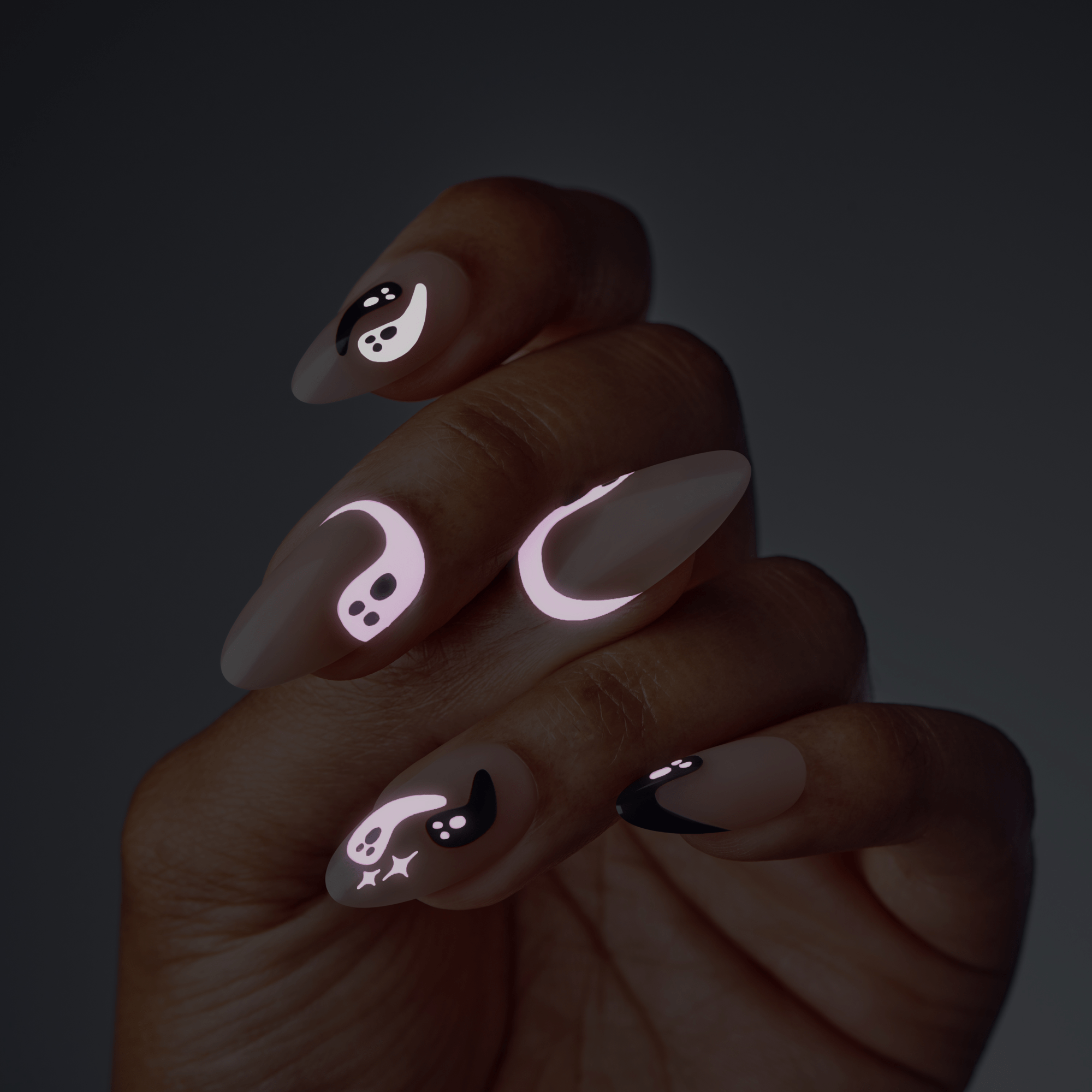 KISS Salon Design Halloween Press On Glue Nails - So Boo-tiful