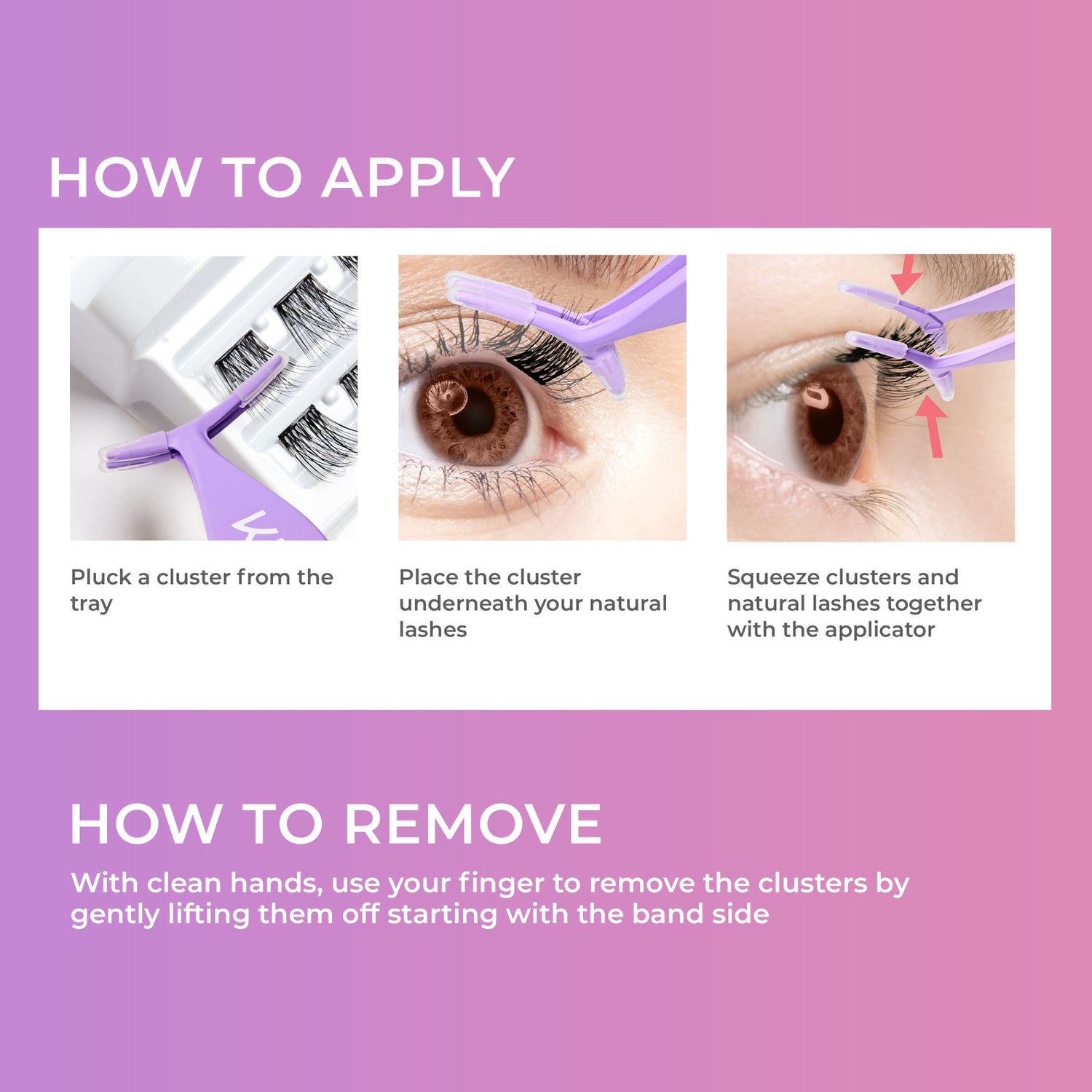 imPRESS+ Press On Self Adhesive Eyelashes - Soft Natural