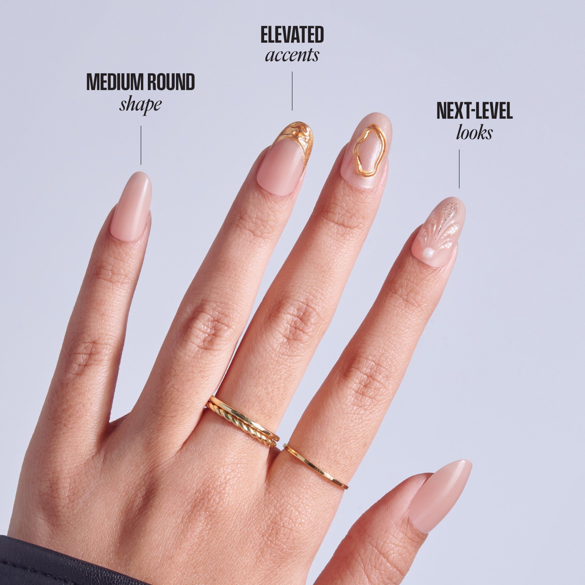 KISS GLAM 3D & Jewel Press On Glue Nails - Blossoming Love