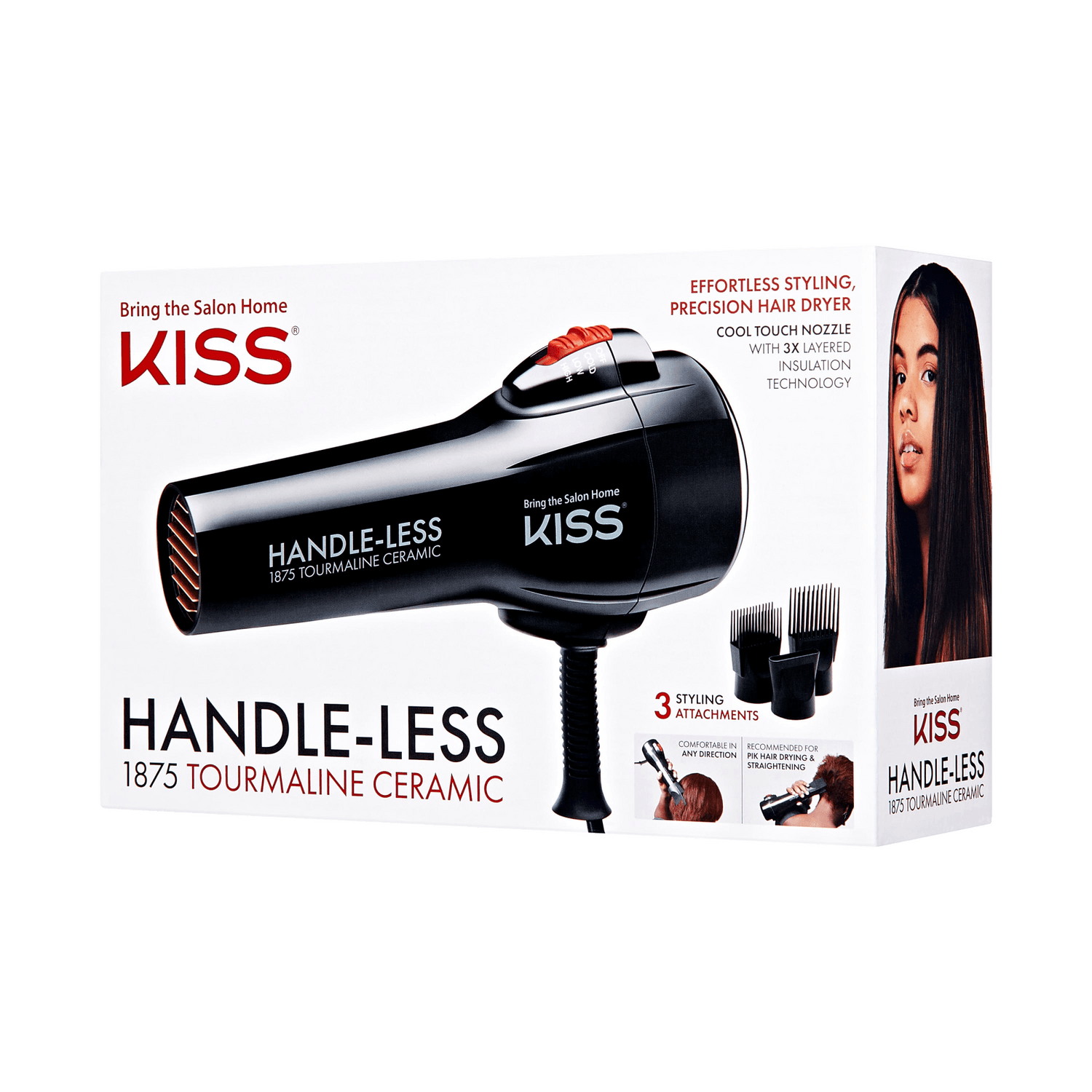 Handle-Less 1875 Ceramic Tourmaline Hair Dryer
