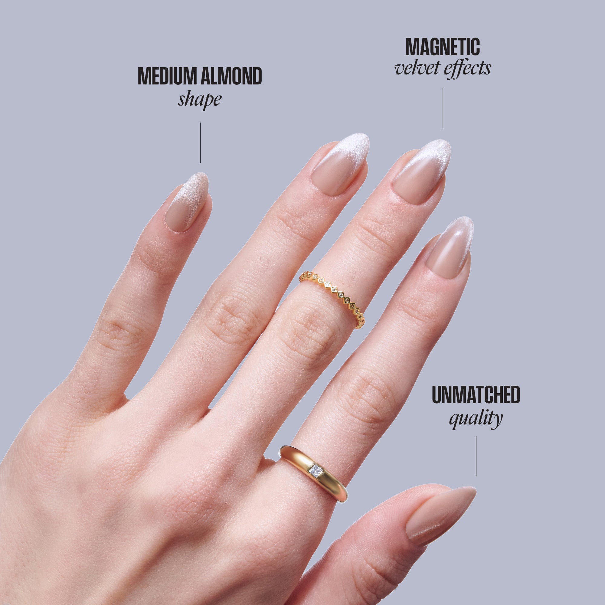 KISS CORE Magnetic Press On Glue Nails - Amazon Falls