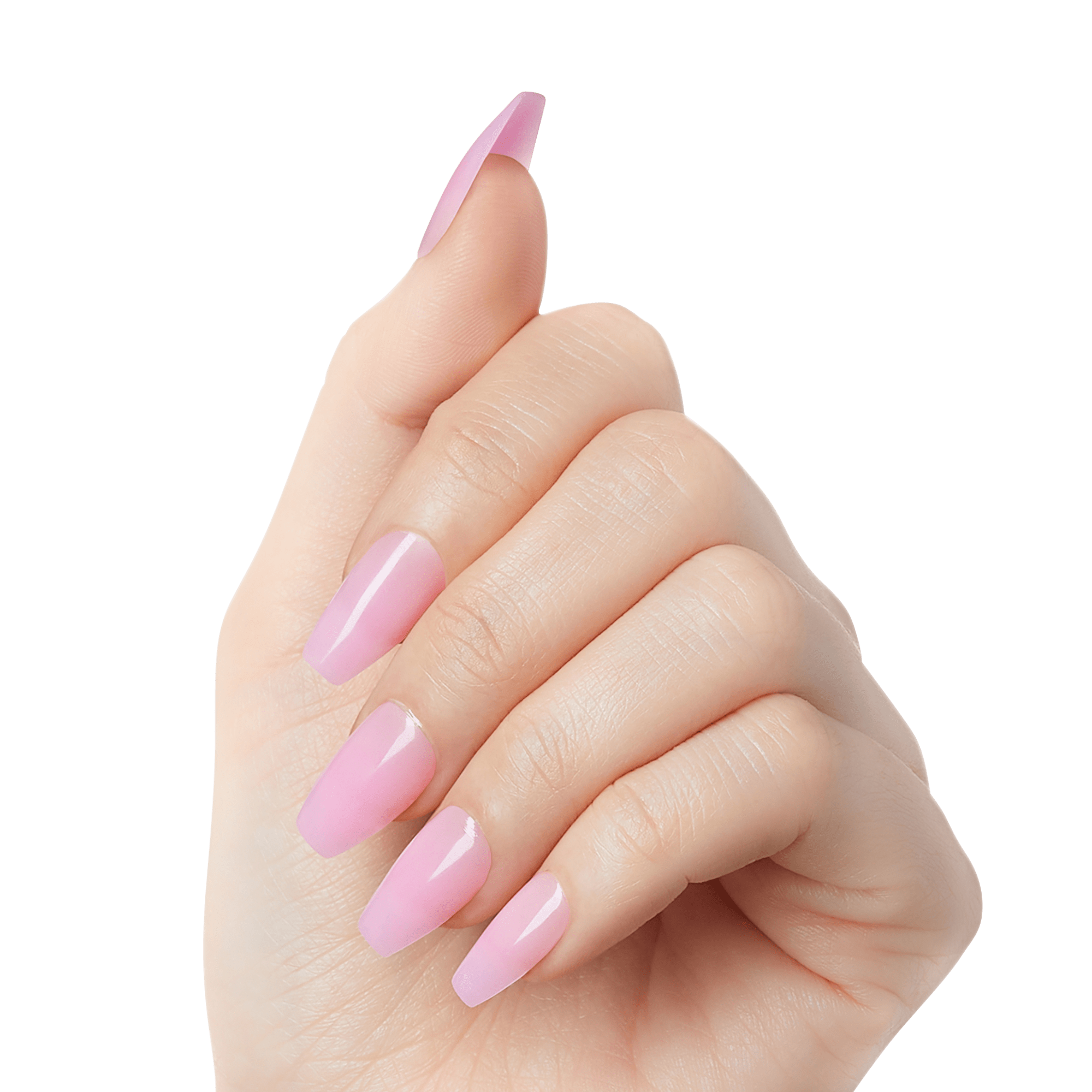 KISS Gel Fantasy Jelly Color Press On Glue Nails - Jelly Case