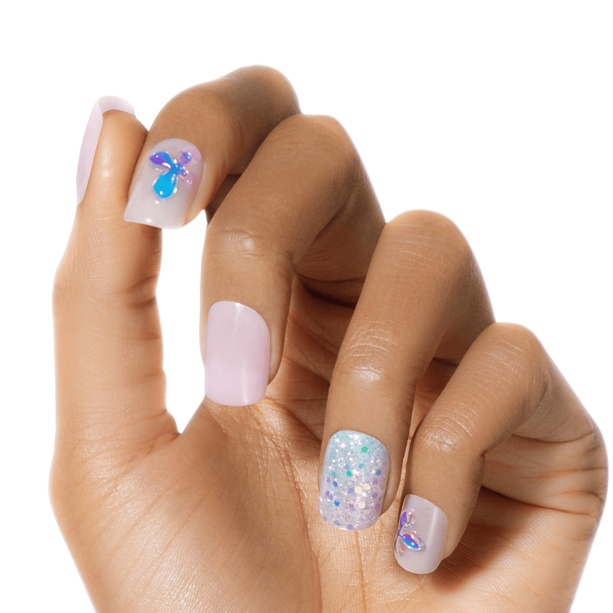 KISS Gel Fantasy Allure Press On Glue Nails - Variation