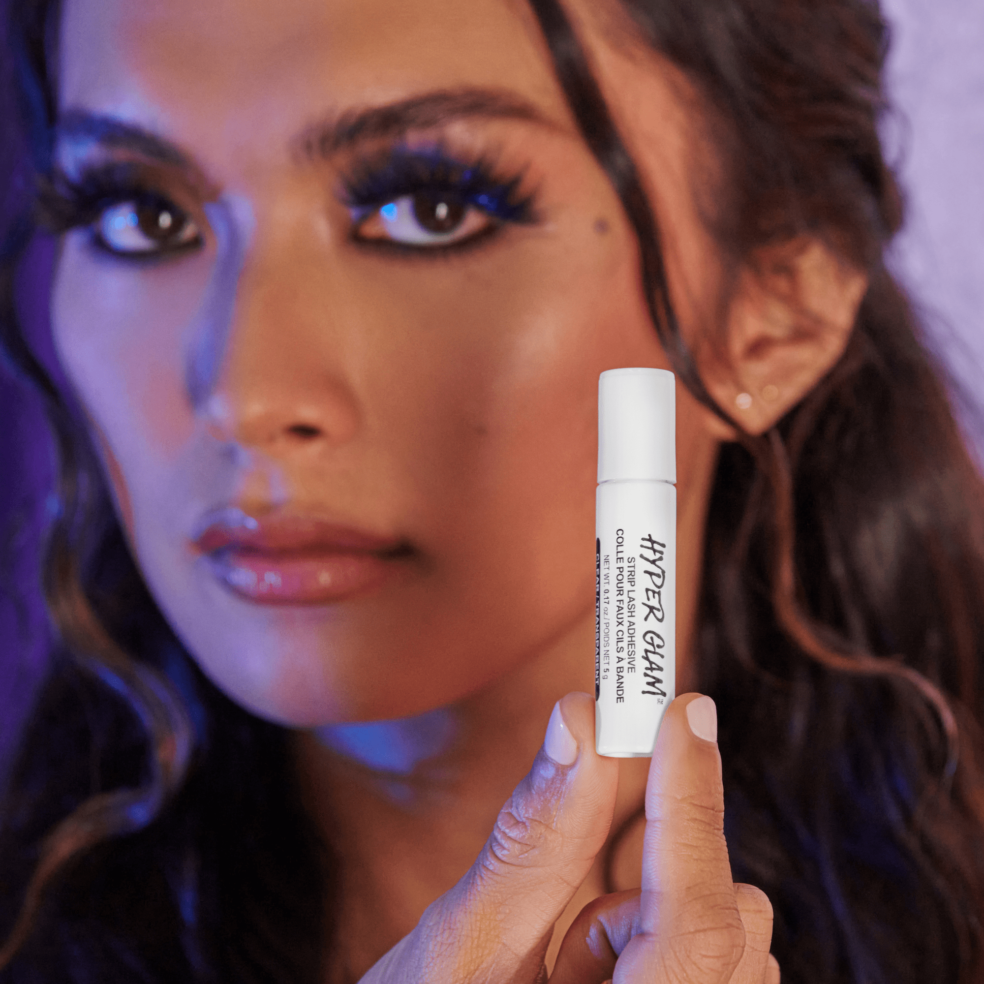 Kiss Hyper Glam Halloween Strip Lash Adhesive - Clear | False Eyelash Glue, Strip Lash Adhesive