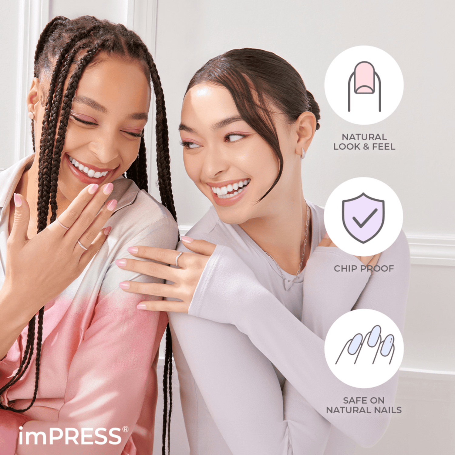 imPRESS Color Press On Nails - Friendzone