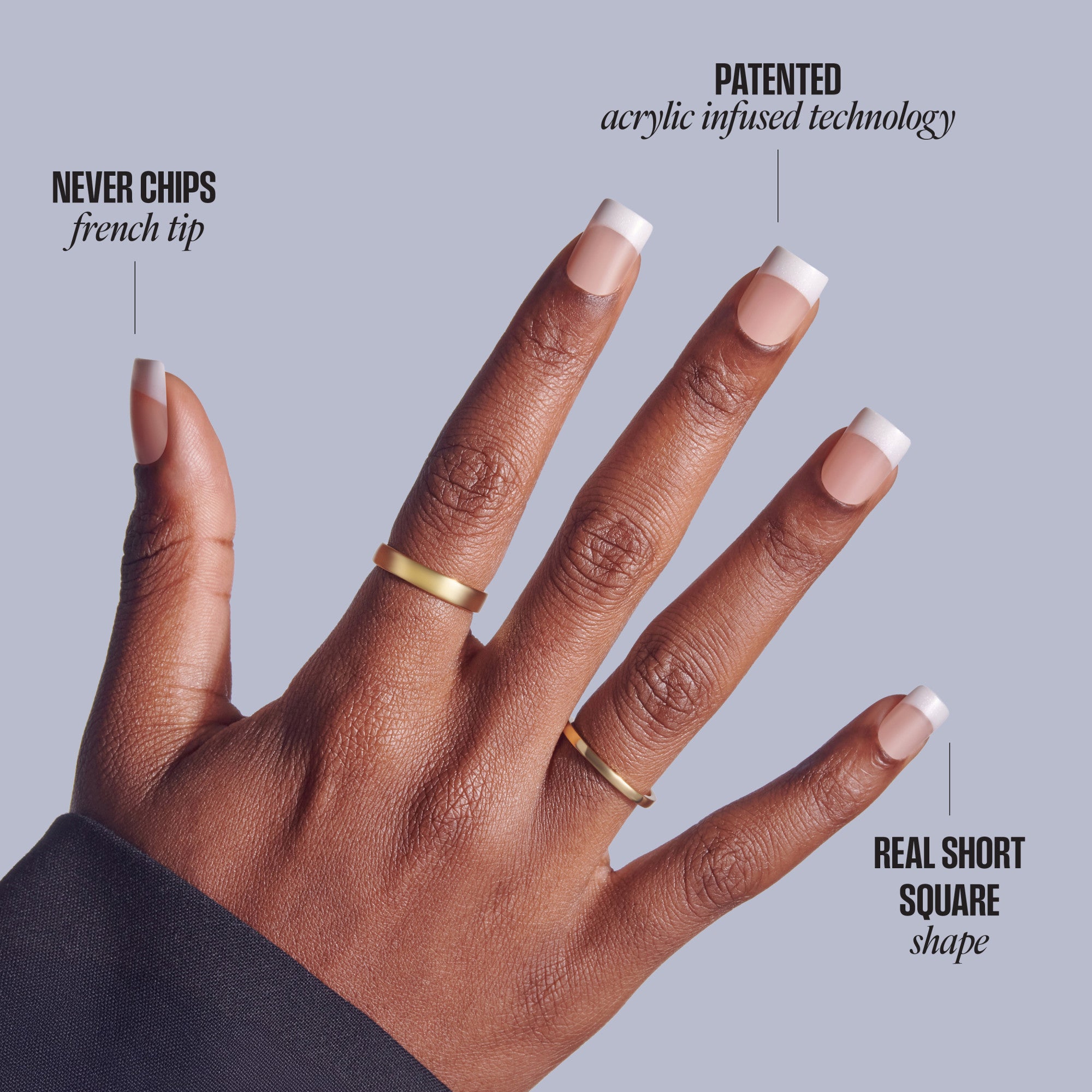 KISS CORE French Press On Glue Nails - I Wish