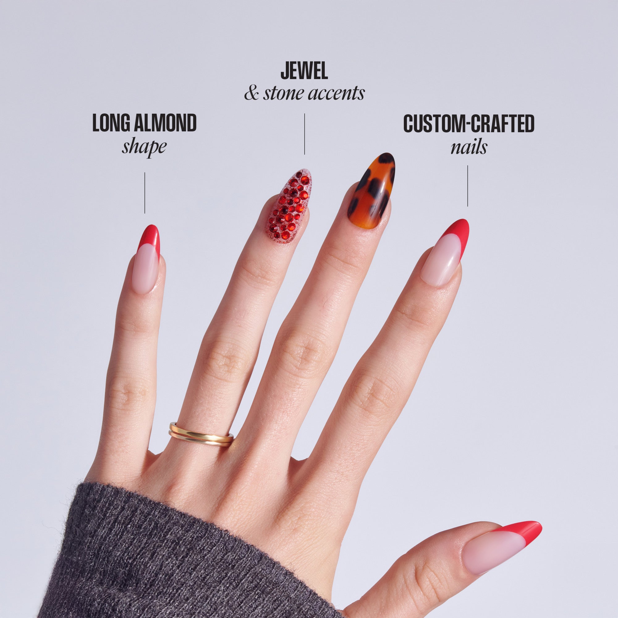 KISS LUXE Press On Glue Nails - Tidal Quest