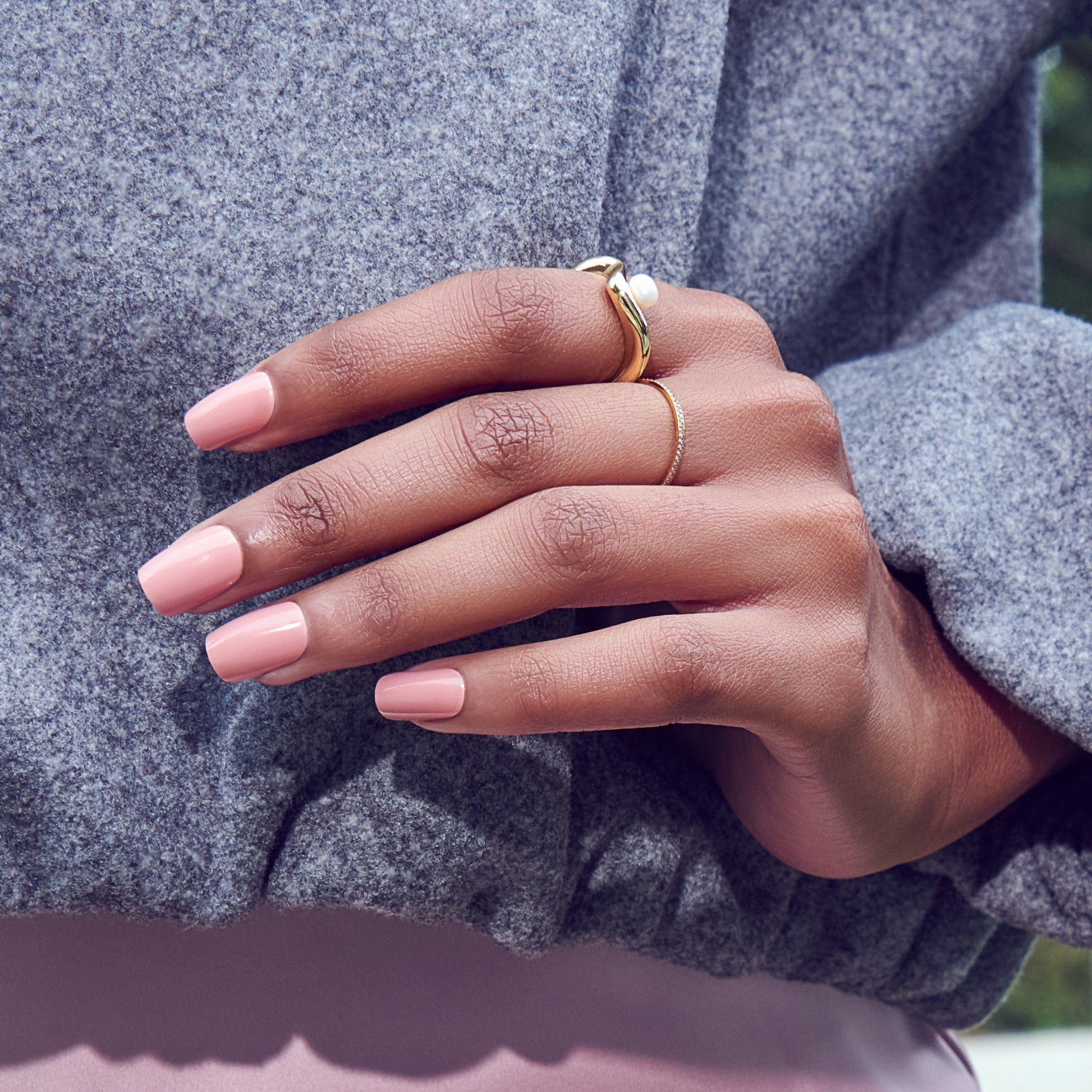 KISS CORE Color Press On Glue Nails - Felicity