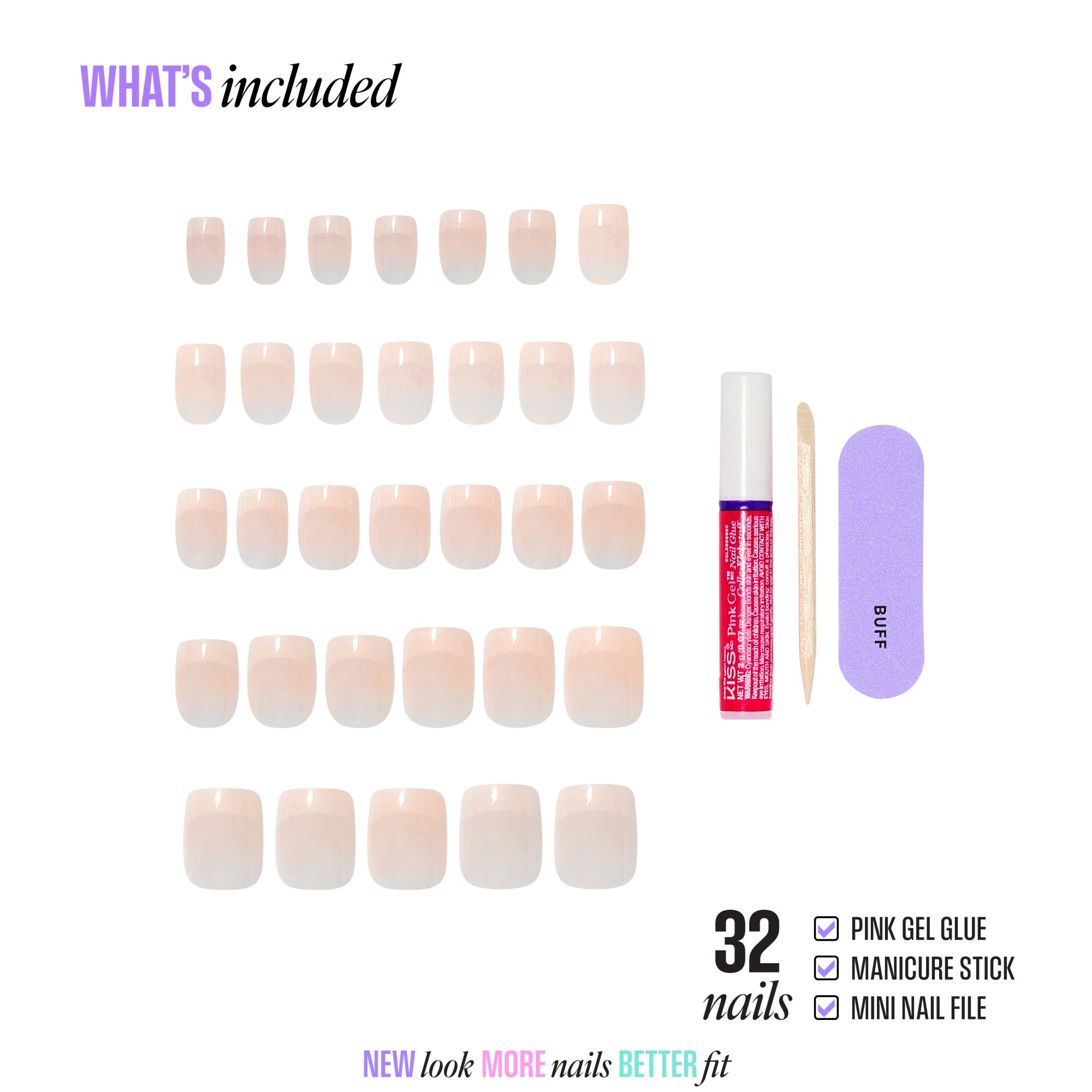 KISS CORE French Press On Glue Nails - Your Moment