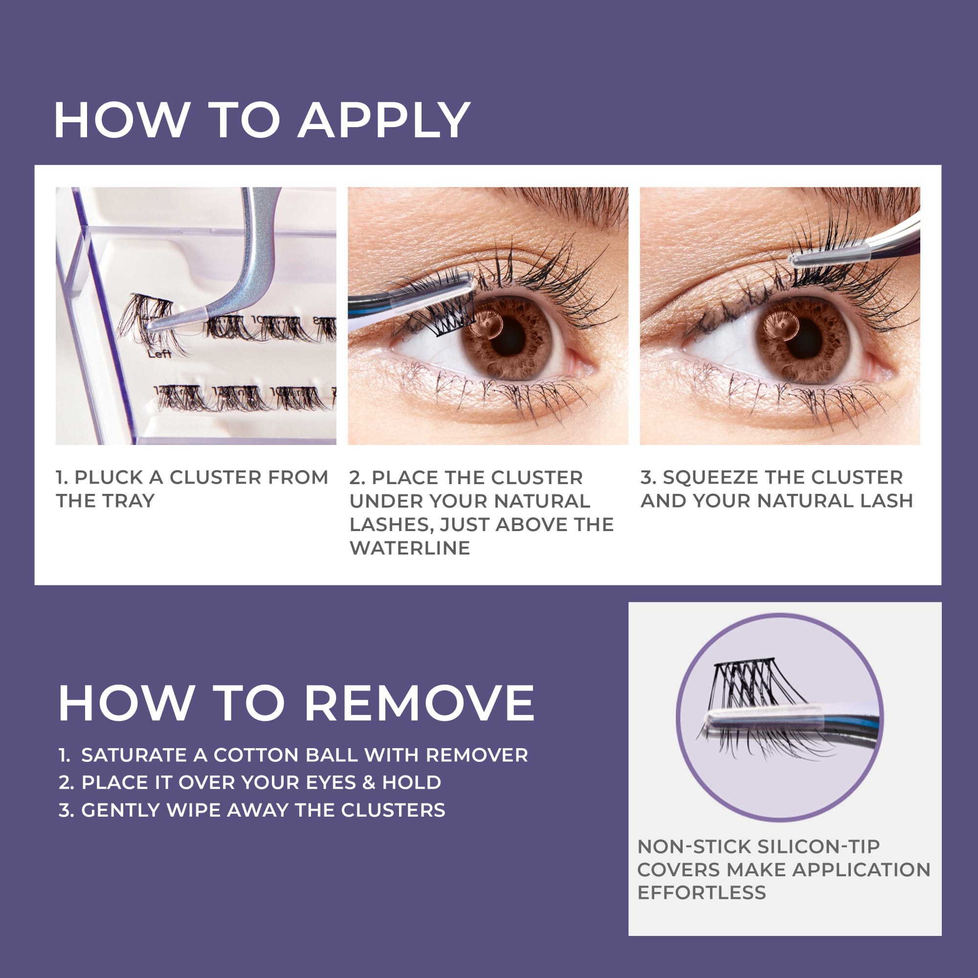imPRESS Falsies Long Lasting Self Adhesive Eyelashes – Demi Wispy