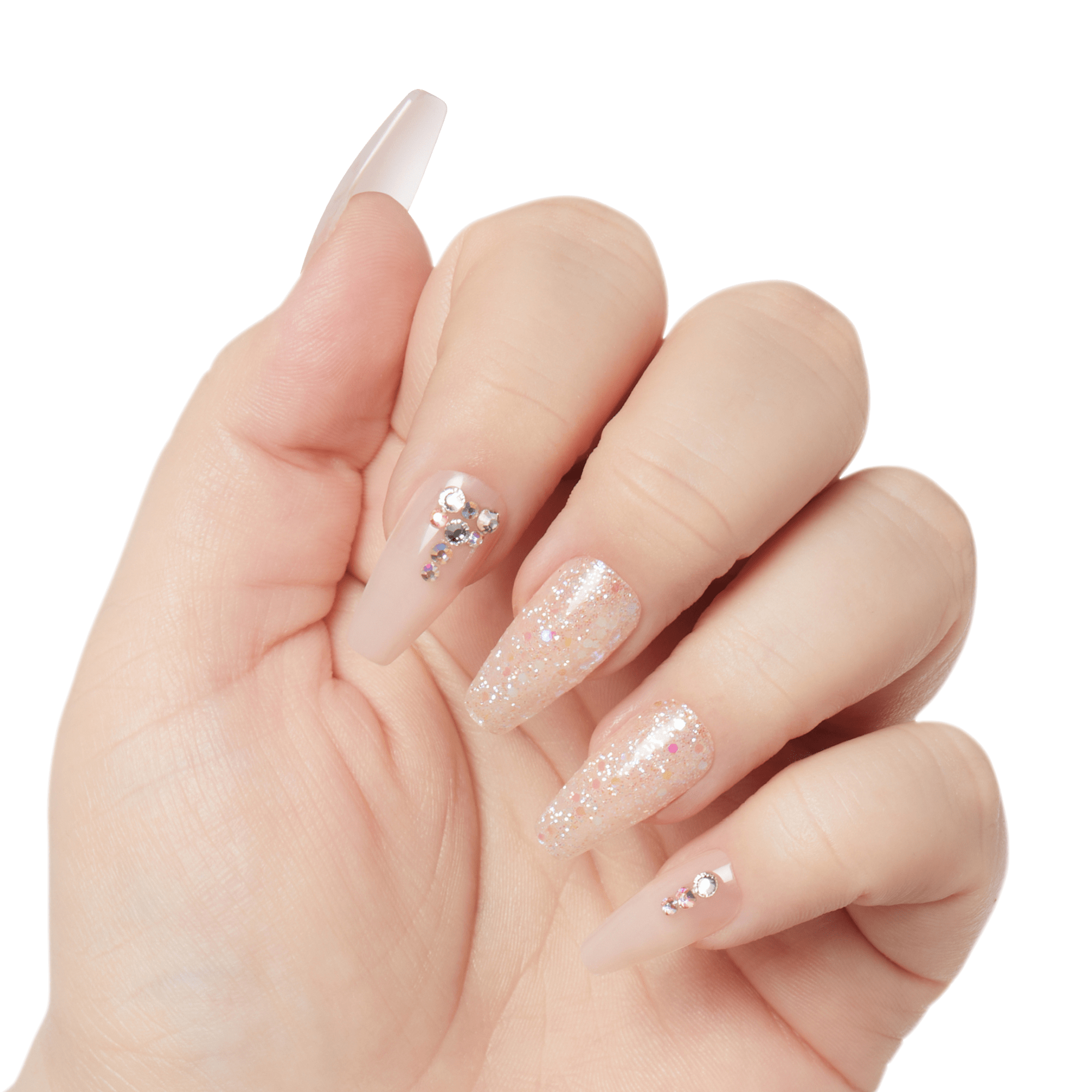 KISS Gel Fantasy Jelly Press On Glue Nails - Jelly Juice