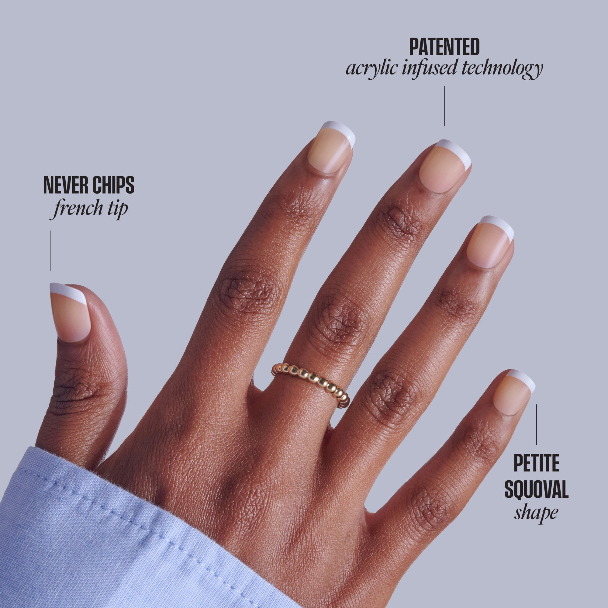 KISS CORE French Press On Glue Nails – Perfection