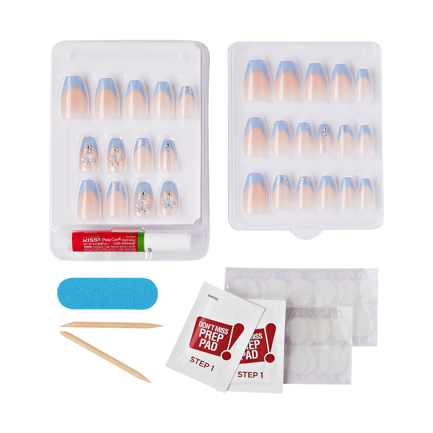 KISS Majestic Dream Press On Glue Nails - The Queen