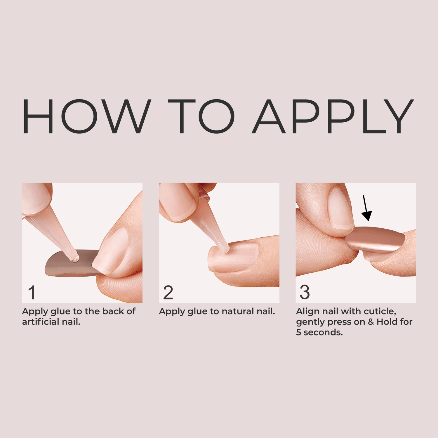 How do I properly apply fake nails at home (like a pro)?