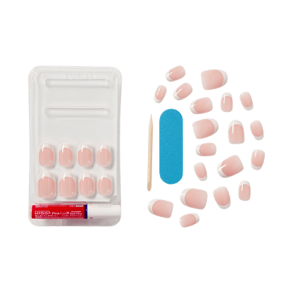 KISS My Perfect French Press On Glue Nails - Somewhere