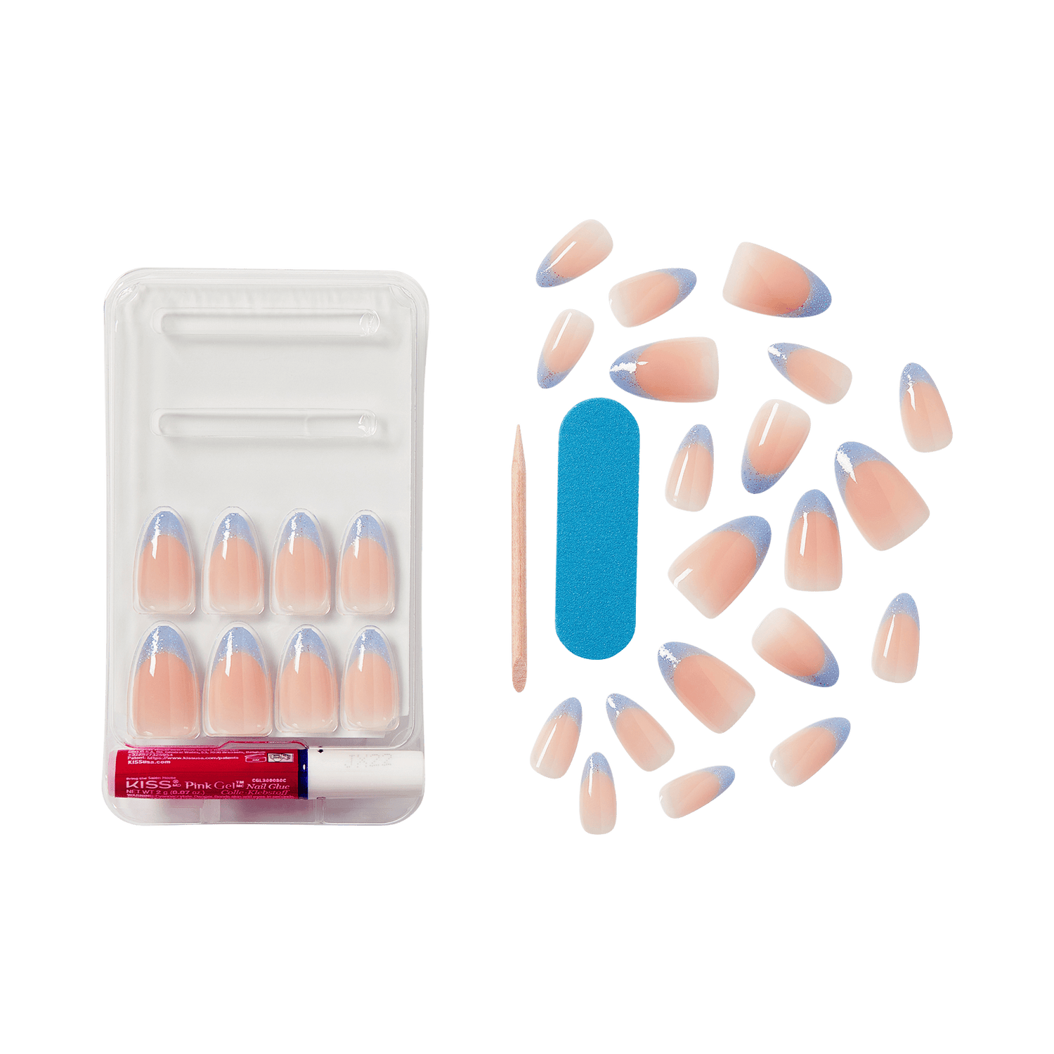 KISS My Perfect French Press On Glue Nails - Get U