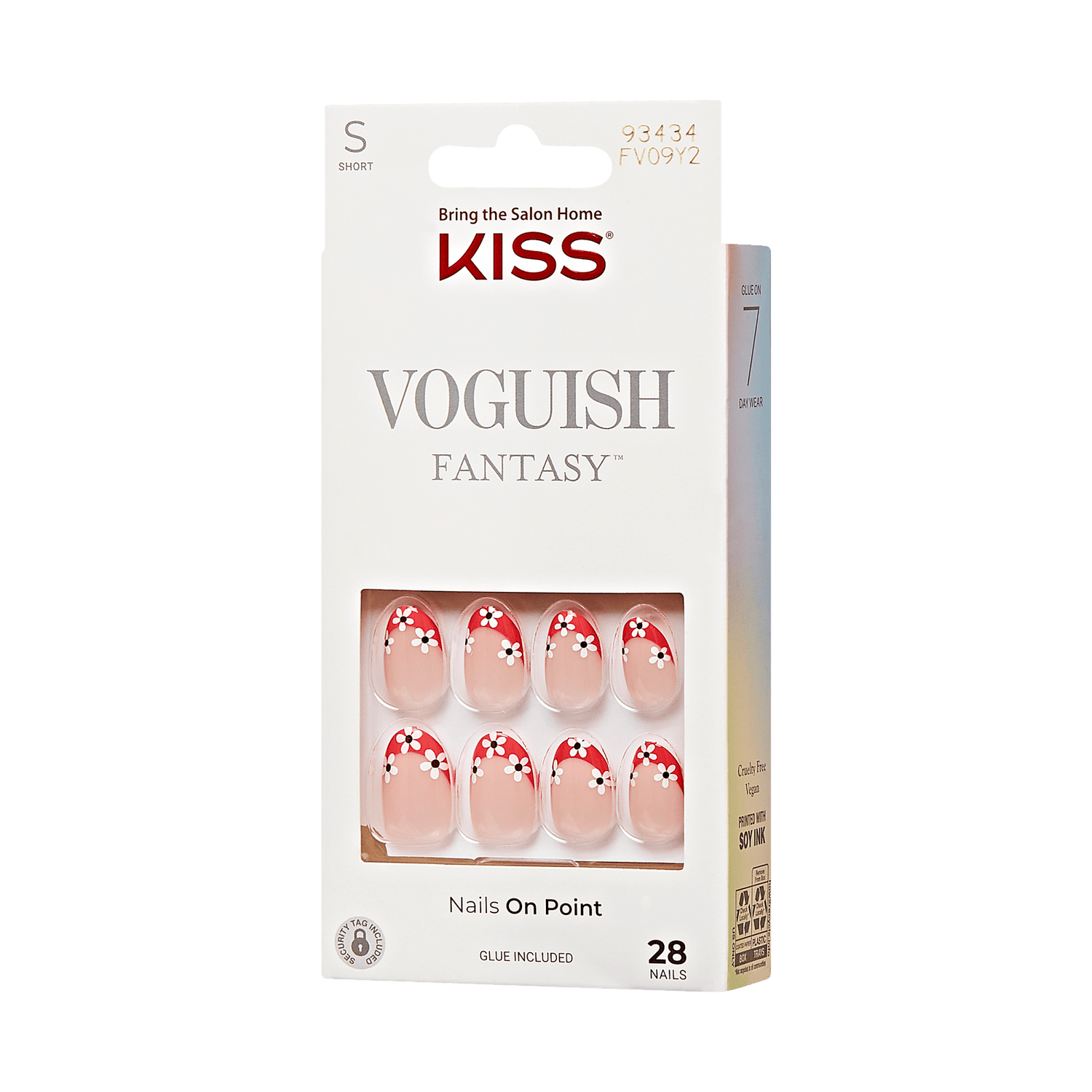 KISS Voguish Fantasy Press On Glue Nails - Livin Up