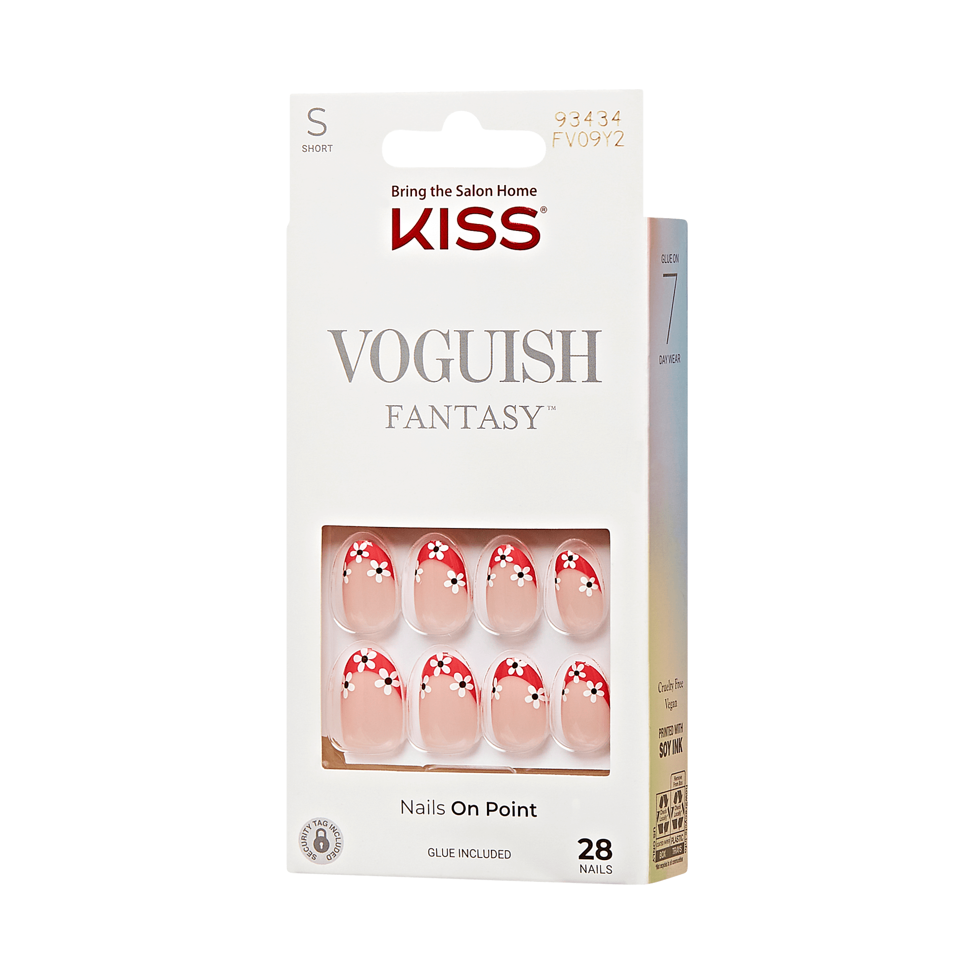 KISS Voguish Fantasy Press On Glue Nails - Livin Up