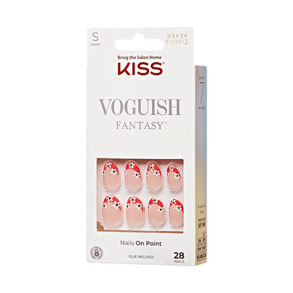KISS Voguish Fantasy Press On Glue Nails - Livin Up