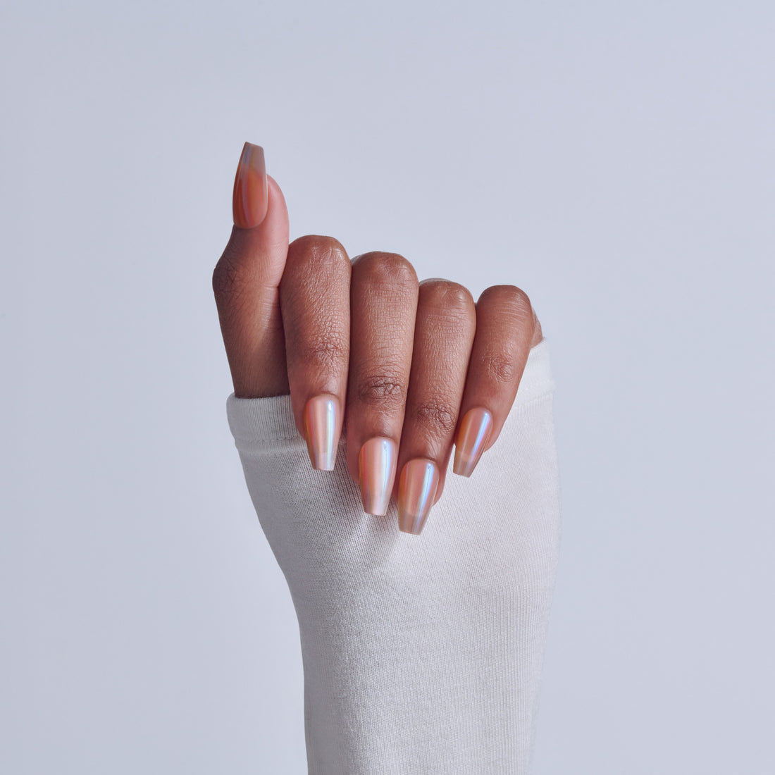 KISS GLAM Embellished Press On Glue Nails - Dusk Mirage