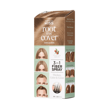 KISS Colors &amp; Care True Cover Root Touch-Up Spray - Dark Blonde