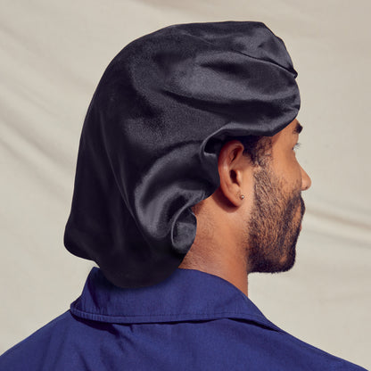 KISS Colors &amp; Care Silky Satin Double Wear Cap, Super Jumbo - Black