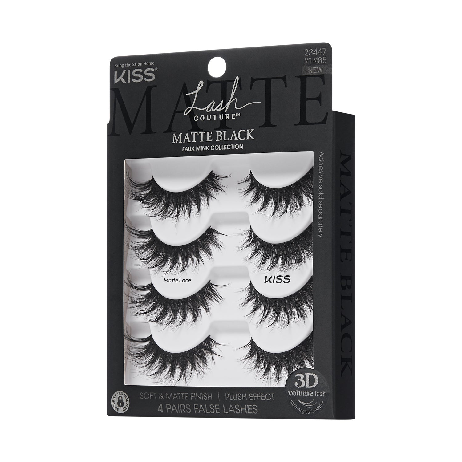 KISS Lash Couture Matte Black Multipack - Matte Lace