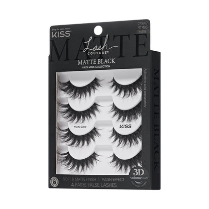 KISS Lash Couture Matte Black Multipack - Matte Lace