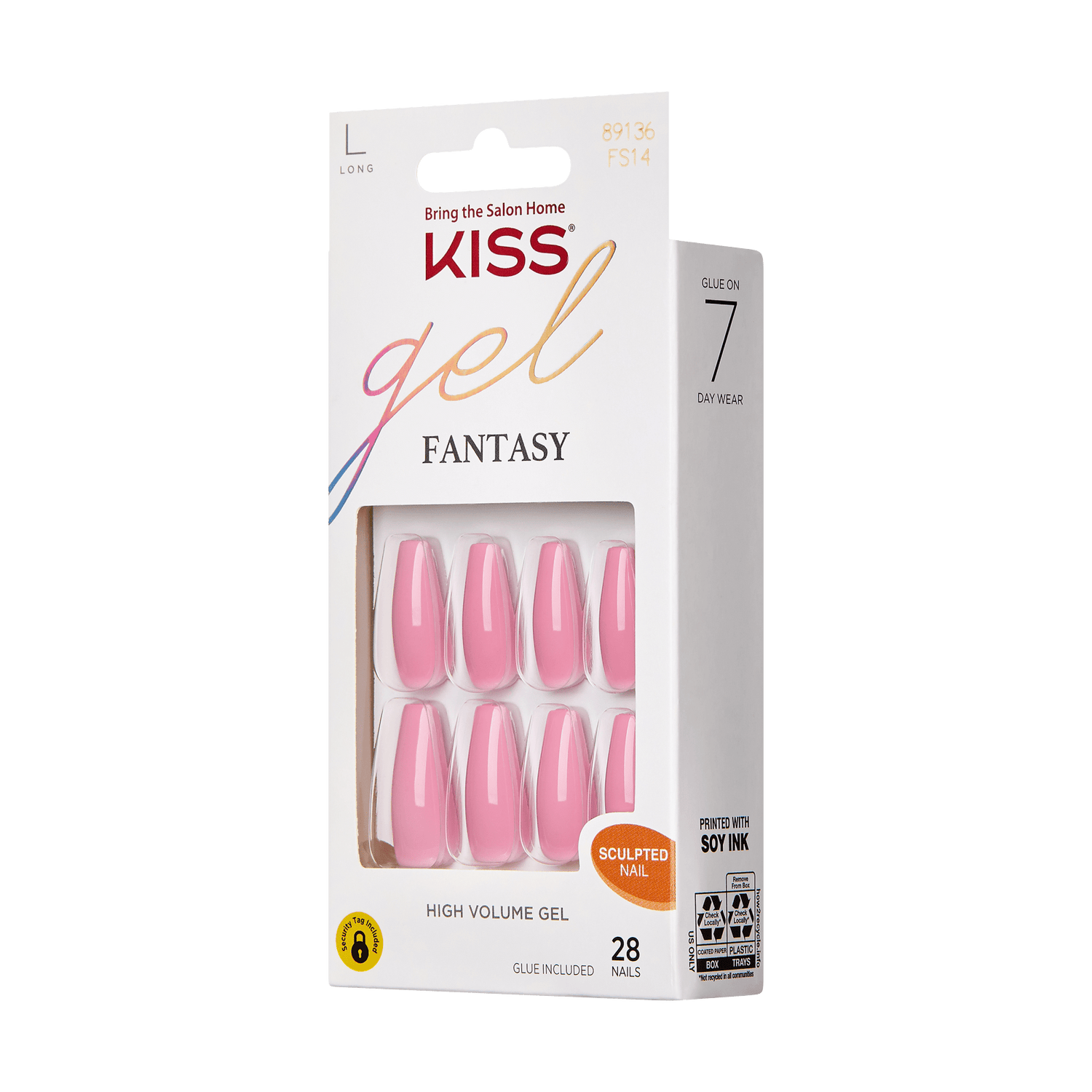 KISS Gel Fantasy Press On Glue Nails - Countless Times