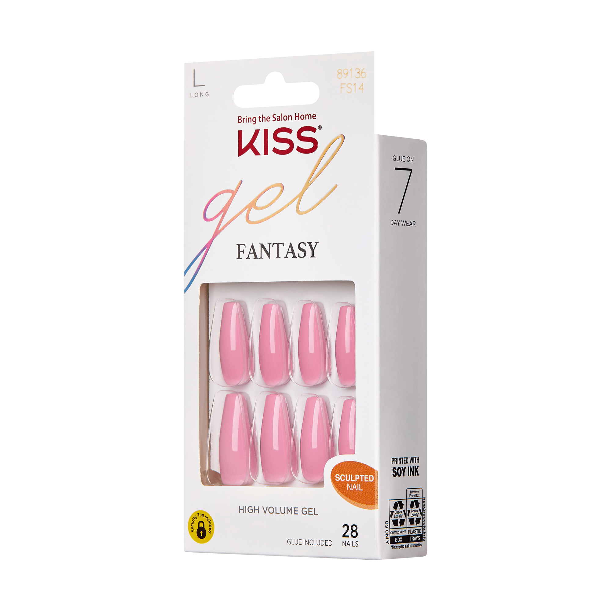 KISS Gel Fantasy Press On Glue Nails - Countless Times