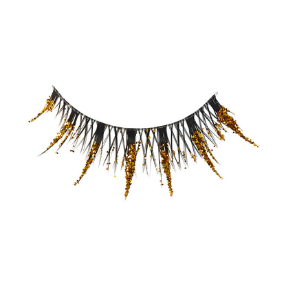 KISS Halloween Decorated Lashes &amp; Gem Sticker - Golden Myth