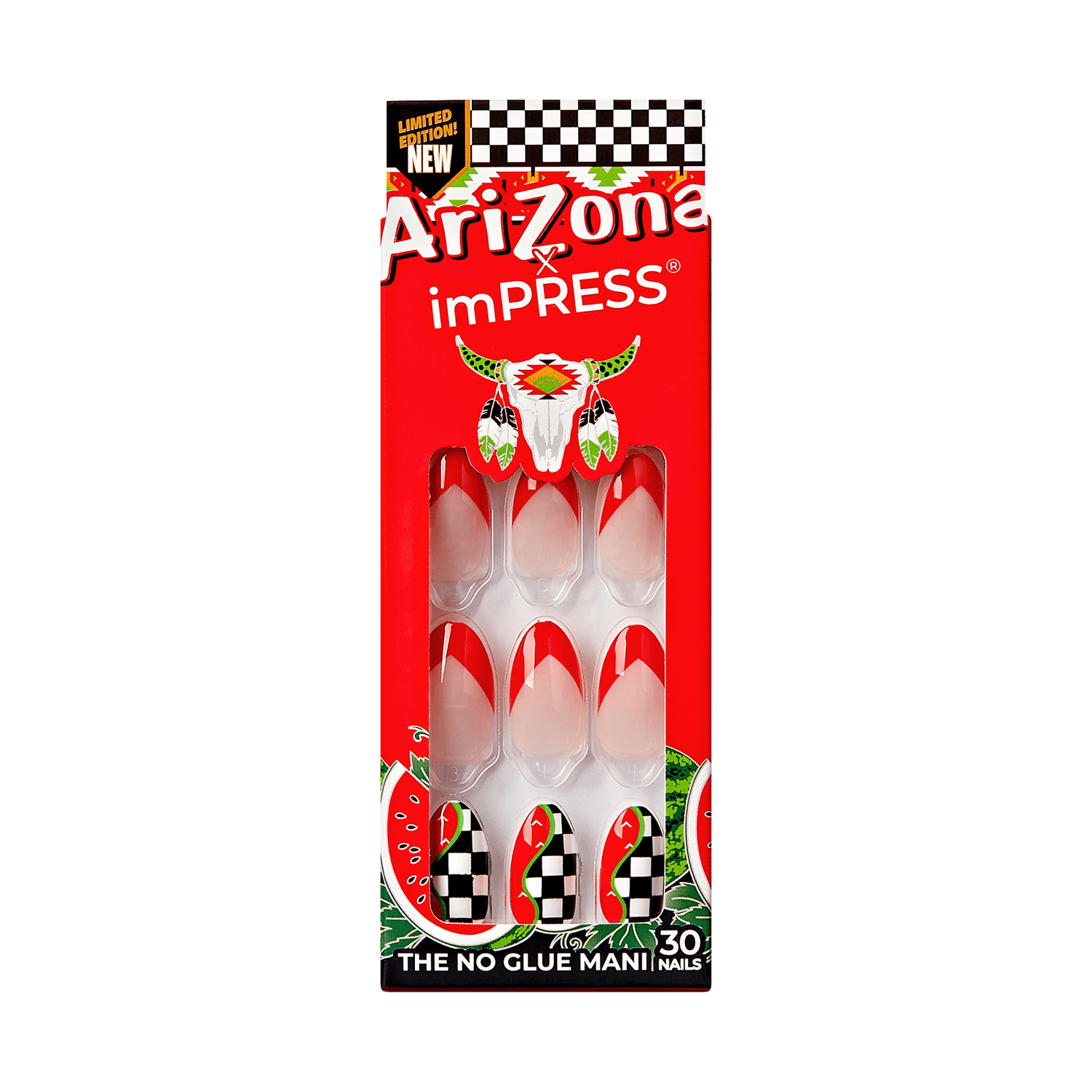 AriZona x imPRESS Design Press On Nails  - Watermelon