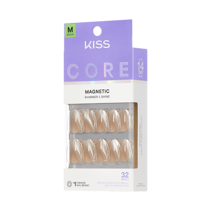KISS CORE Magnetic Press On Glue Nails - Amazon Falls