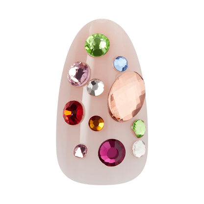 KISS LUXE Press On Glue Nails - Golden Field