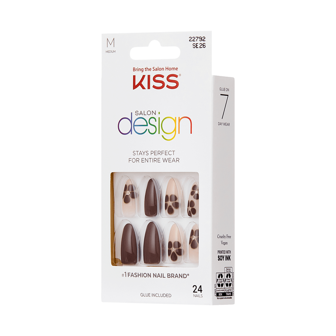 KISS Salon Design Press On Glue Nails - Chasing Sunlight