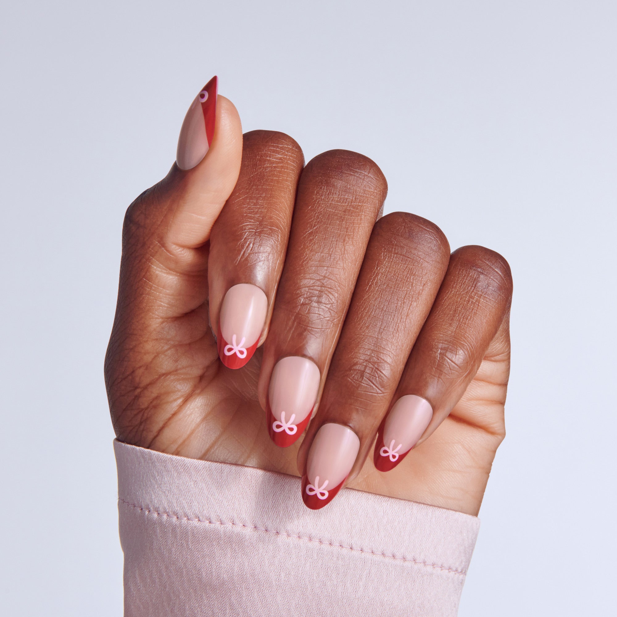 KISS LOVE Design Press On Glue Nails - Falling for Forever