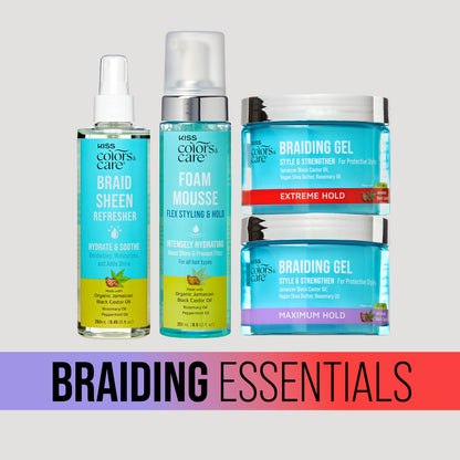 KISS Colors &amp; Care Ultimate Braiding Essentials Bundle
