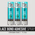 Kiss Colors & Care Lace Bond Adhesive Spray, 20X Hold, 11.1oz, 3-pack