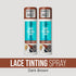 KISS Colors & Care Perfect Melt Lace Tinting Spray Dark Brown, 3oz bottles (2-pack)