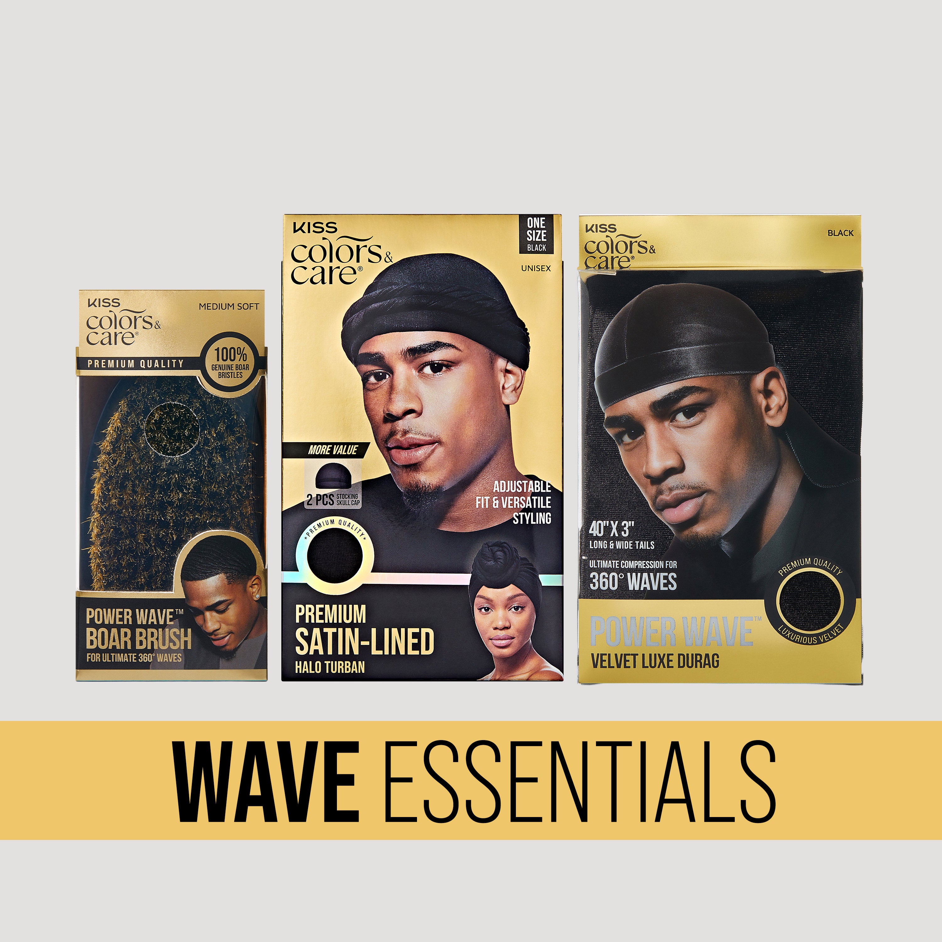 KISS Colors &amp; Care Wave Essentials Bundle