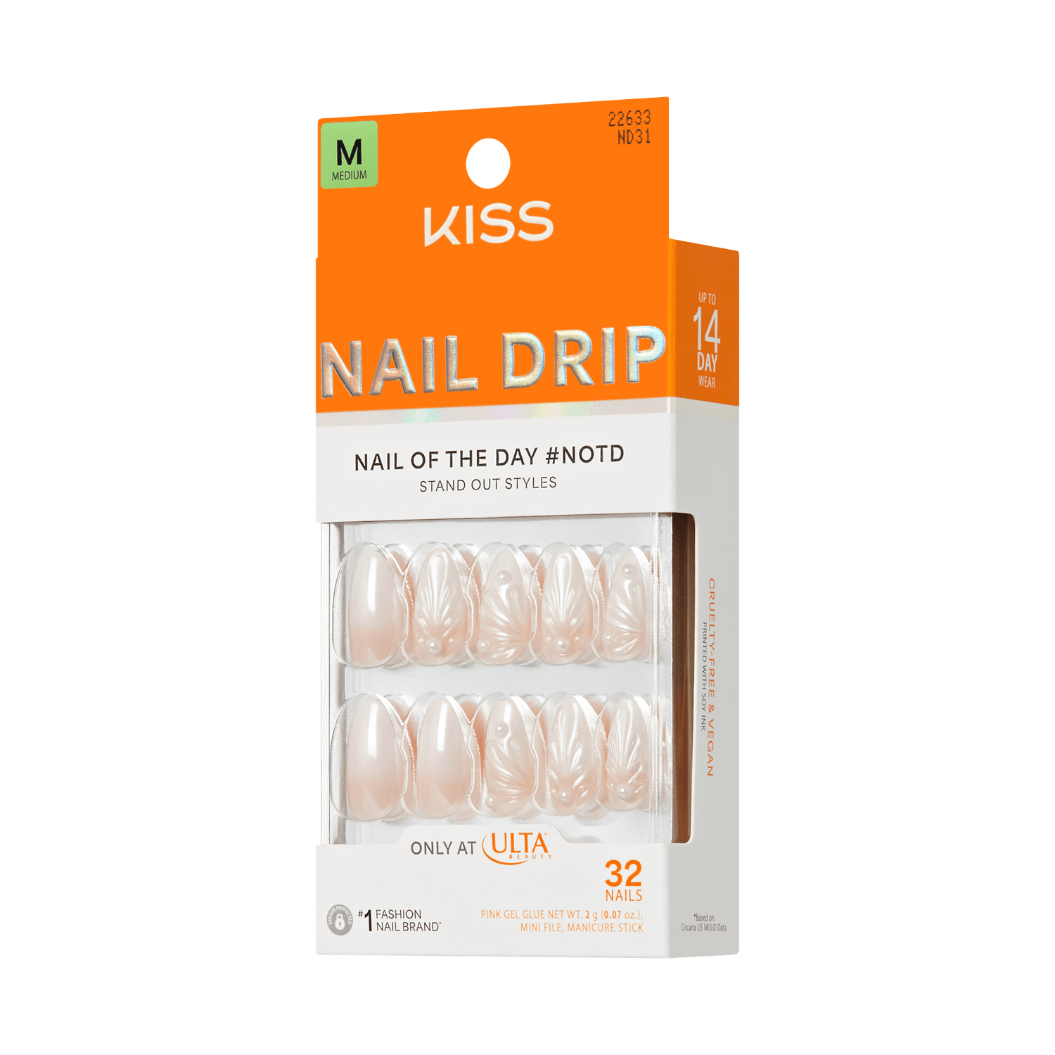 KISS NAIL DRIP Press On Glue Nails - Happy Grove