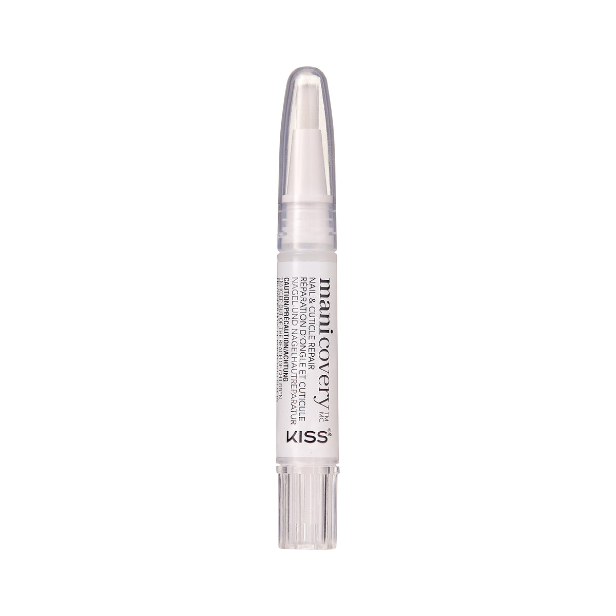 Kiss Manicovery Nail &amp; Cuticle Repair | Nail Adhesive, Press-On Glue, Serum Twist Pen, Vitamin E &amp; Jojoba Oil Infused, 0.04 fl. oz.