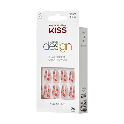 KISS Salon Design Press On Glue Nails - Shook