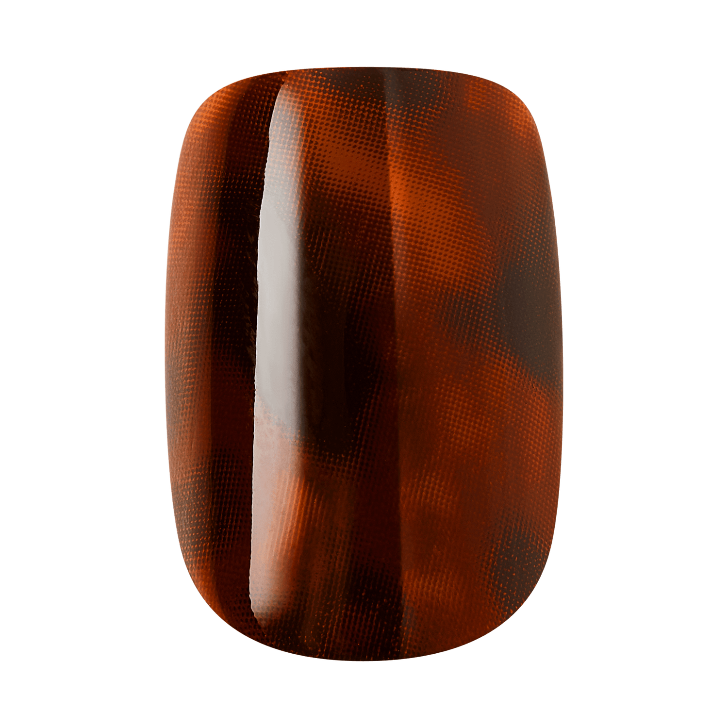 Kiss Core Design Press On Fake Glue Nails - Your Time | Design, Brown, Short, Squoval