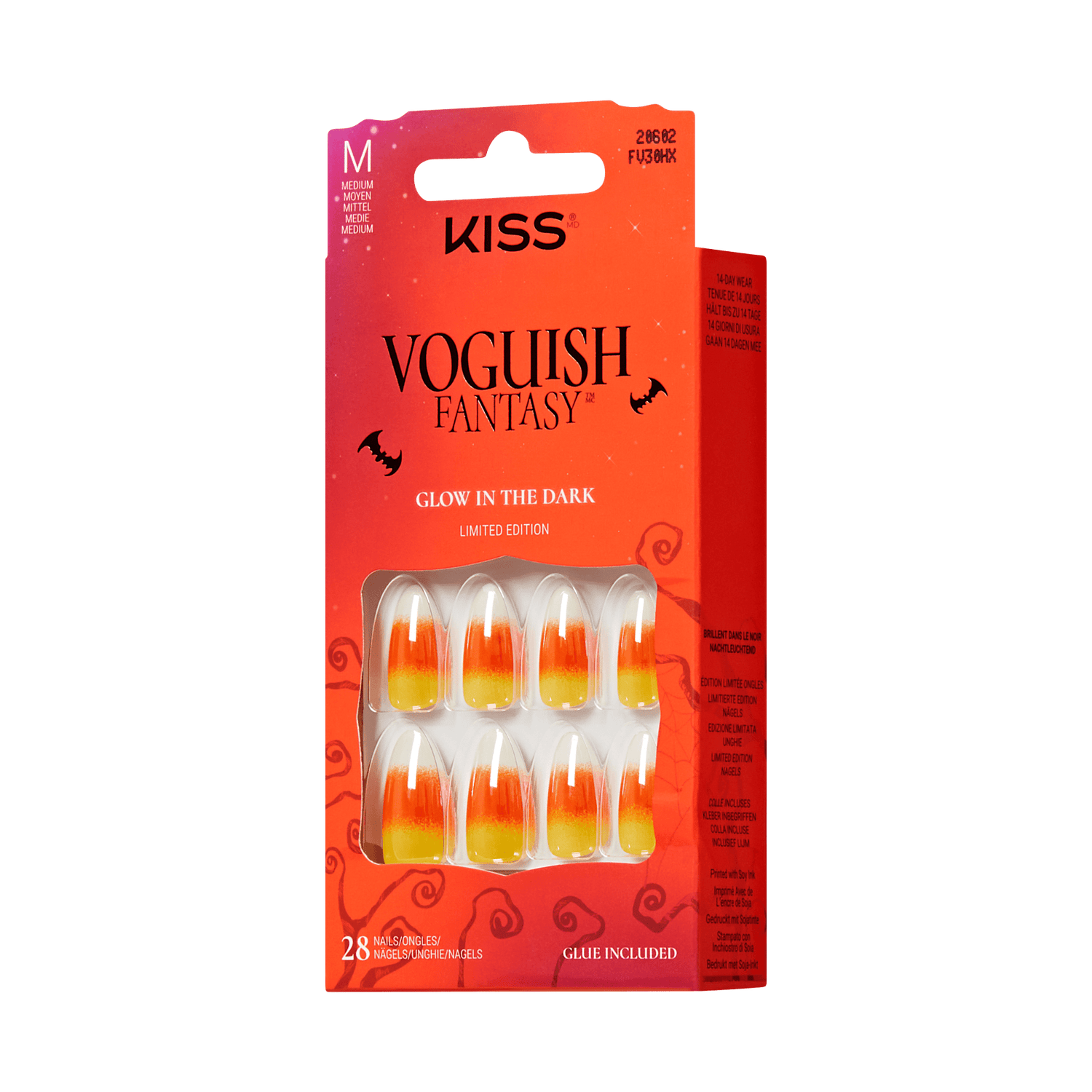 KISS Voguish Fantasy Halloween Press On Glue Nails - Sweet Creature