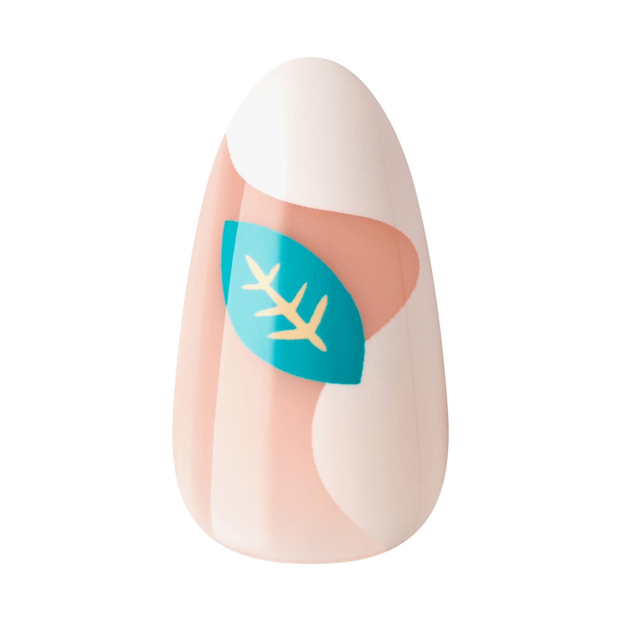 KISS Voguish Fantasy Press On Glue Nails - Foliage