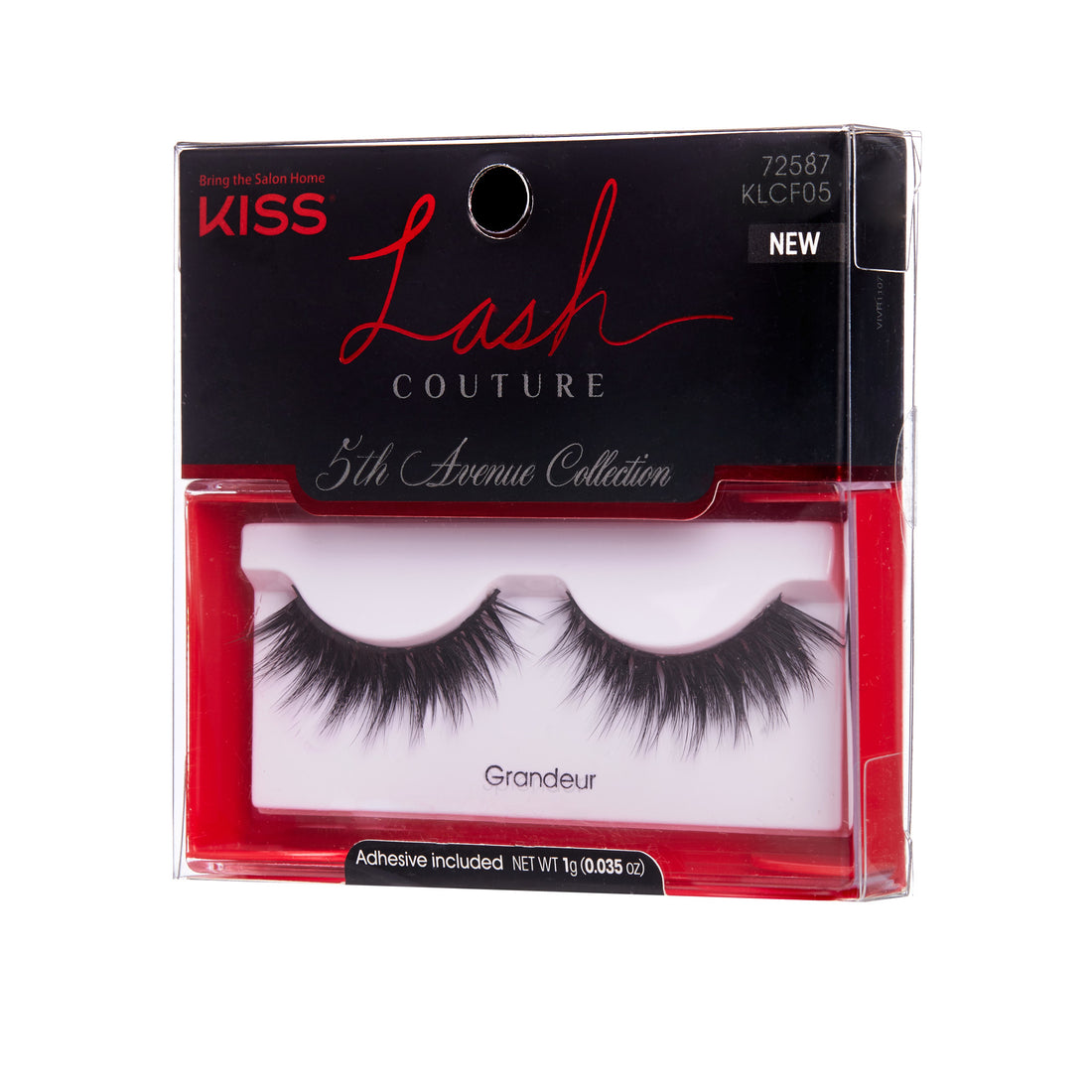 KISS Lash Couture 5th Avenue Collection false eyelashes in Grandeur style with adhesive included