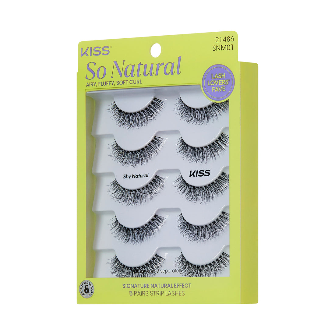 KISS So Natural False Eyelashes - Shy Natural